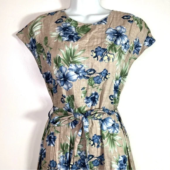 NWT Tylho Floral Cotton Midi Dress Size Small - Picture 4 of 12